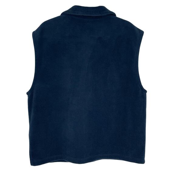 Columbia Fleece Vest Blue Men's Large Excellent Condition - Picture 2 of 9